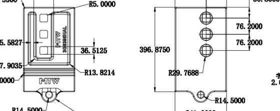 Χυτό μισό βέλος 3g6395hal-Χ 31kg 950H 962H 966G 972G κραμάτων