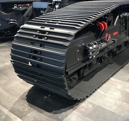 EX200 τριπλό πιάτο 17.6kg κίτρινο 25CrMnB παπουτσιών διαδρομής Grouser