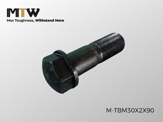 Μπουλόνι τροχιάς TBM30X2X90 M30×2.0×90 Βαρύς εξοπλισμός στερέωσης κάτω οχήματος