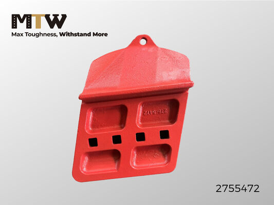 2755472 Μισό βέλος τμήμα 121KG 988H Wheel Loader Wear Part