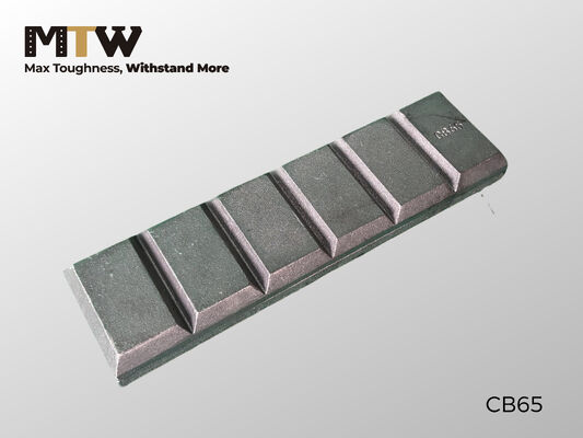 CB65 Chocolate Block Wear Part 240×65×23mm Εργαλείο εμπλοκής στο έδαφος 2,5KG