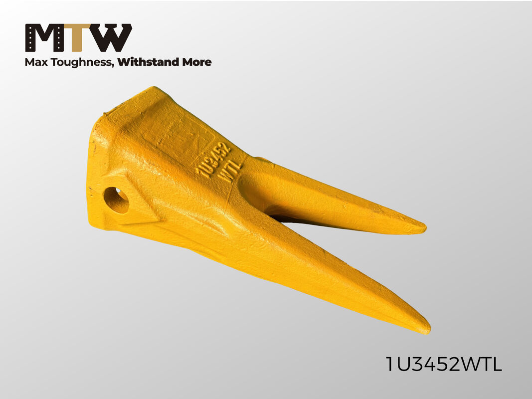 1U3452WTL Twin Sharp Rock Bucket Tooth 14,5KG J450 J460 Excavator Loader Tooth