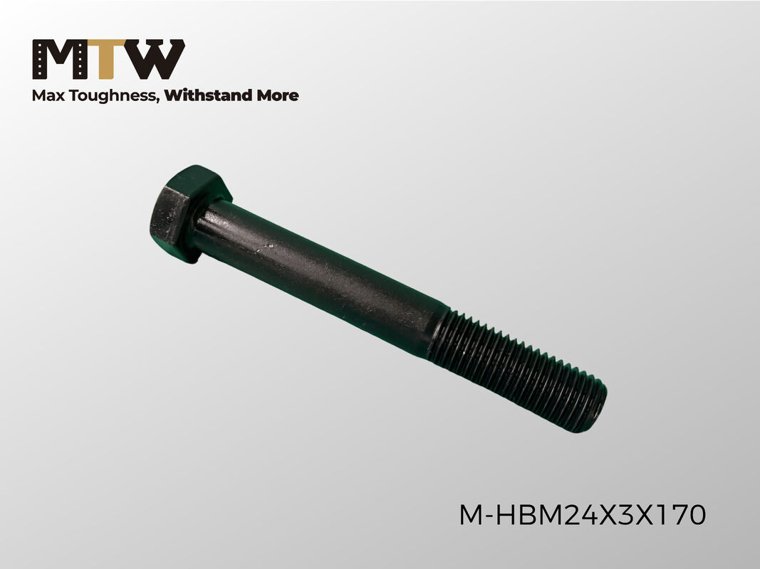 M-HBM24X3X170 Hex Bolt M24×3.0×170mm Heavy Duty Undercarriage Wear Part 0.75KG